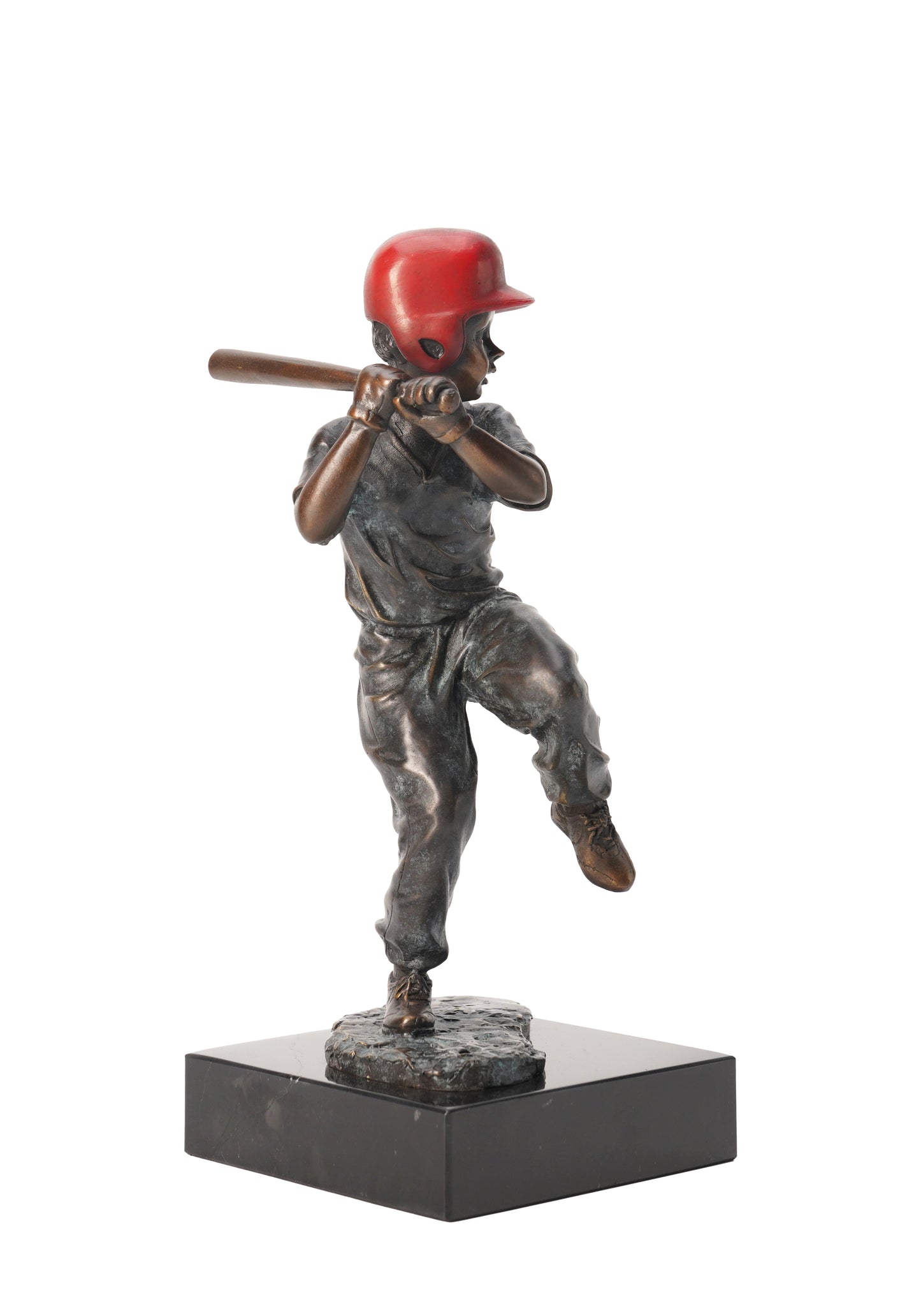 Italian Classic Sculpture - Baseball Player, Vintage Bronze Sculptures, Bronze Sculpture Art Deco, Home Decor Statue