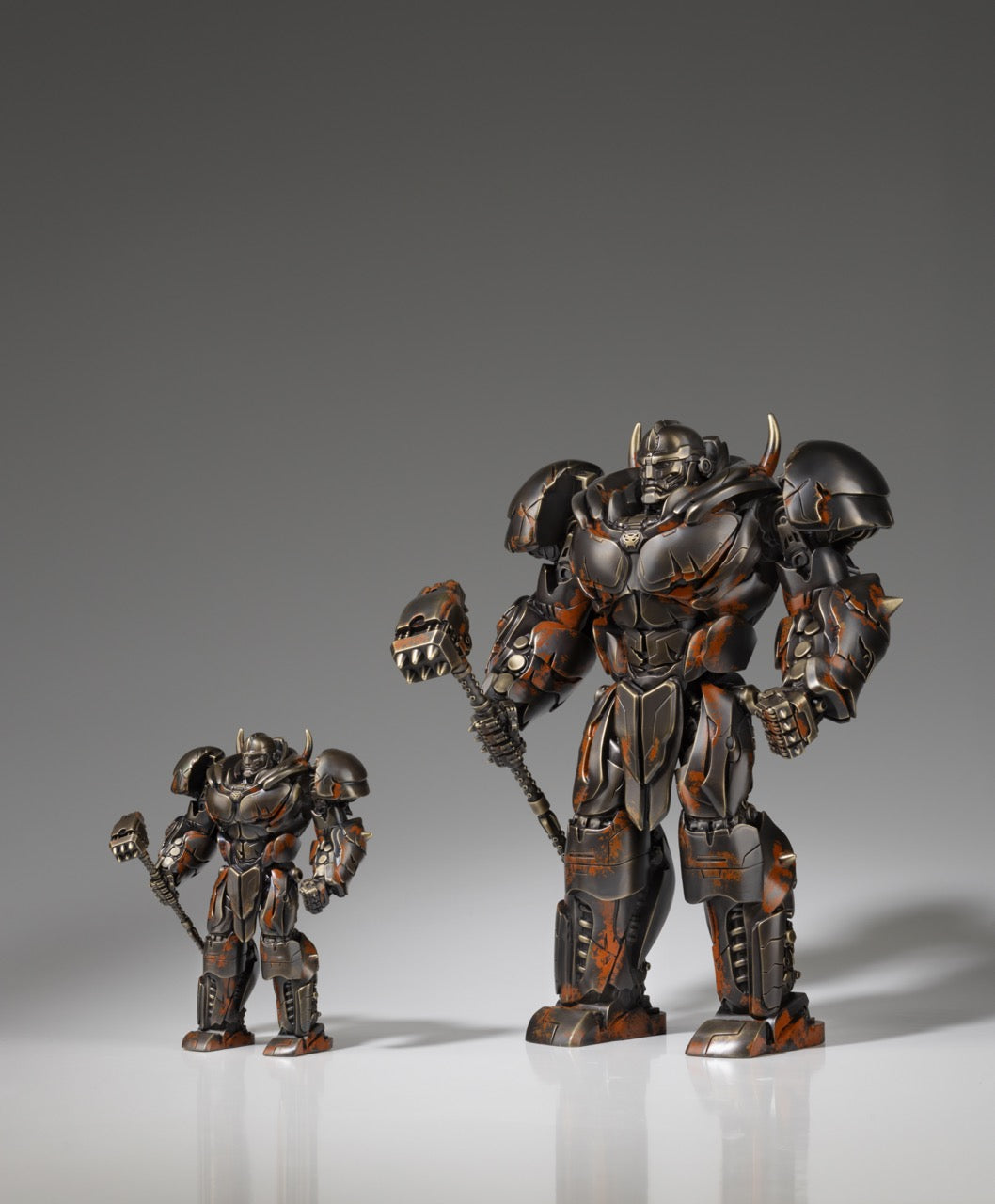 Hasbro Licensed & Limited-Edition Bronze Statue - Transformers Rhinox Warrior, Art Deco Bronze Sculpture, Home Decor Sculpture