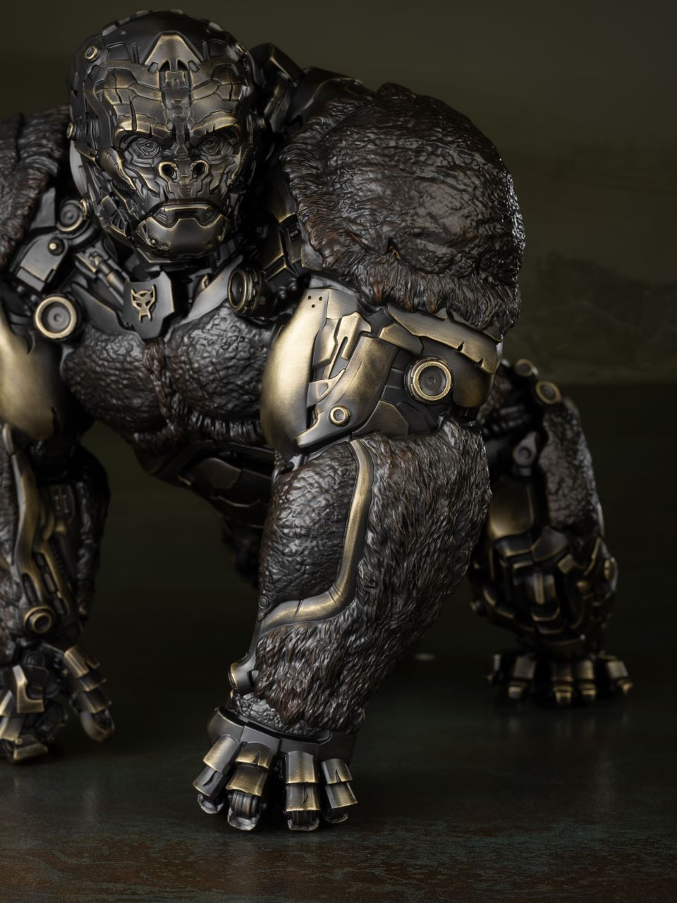 Hasbro Licensed & Limited-Edition Bronze Statue - Transformers Optimus Primal, Art Deco Bronze Sculpture, Home Decor Sculpture