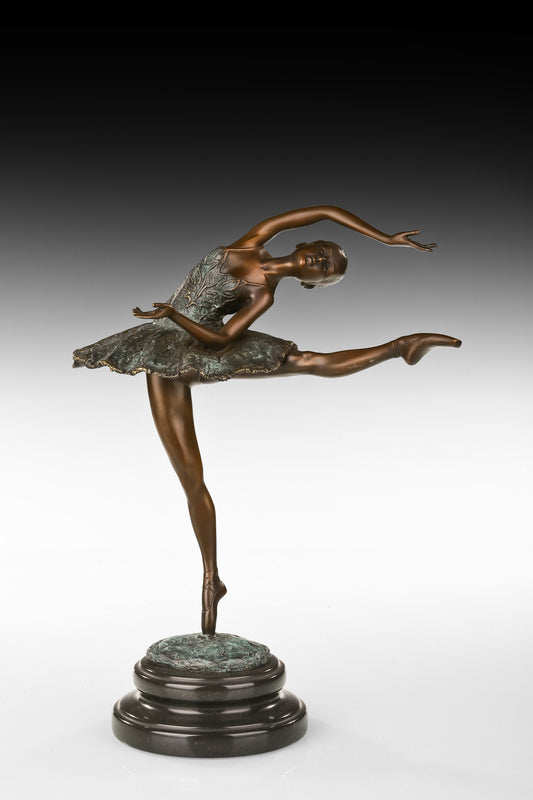 Bronze statues classic sculpture "Dancing Girl" Desktop Decor, Home Decor, Art Collection