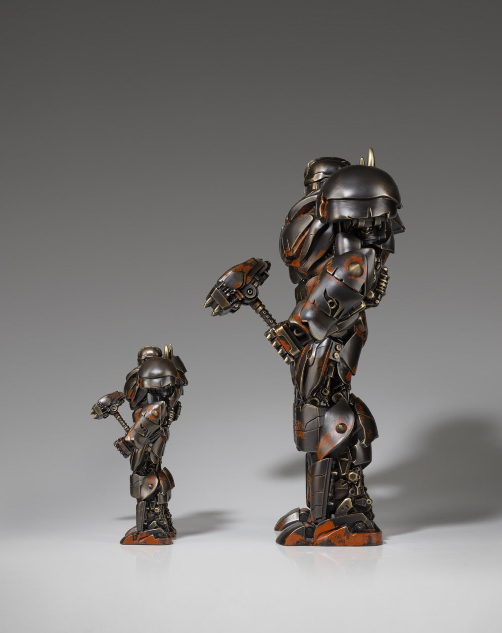 Hasbro Licensed & Limited-Edition Bronze Statue - Transformers Rhinox Warrior, Art Deco Bronze Sculpture, Home Decor Sculpture