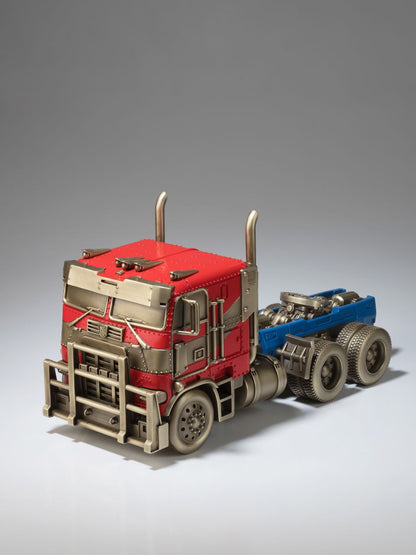 Transformers statues Sculpture: Optimus Prime (Truck Version) Classic Collectible, High end Toy, Home Decor, Colored brass Sculpture